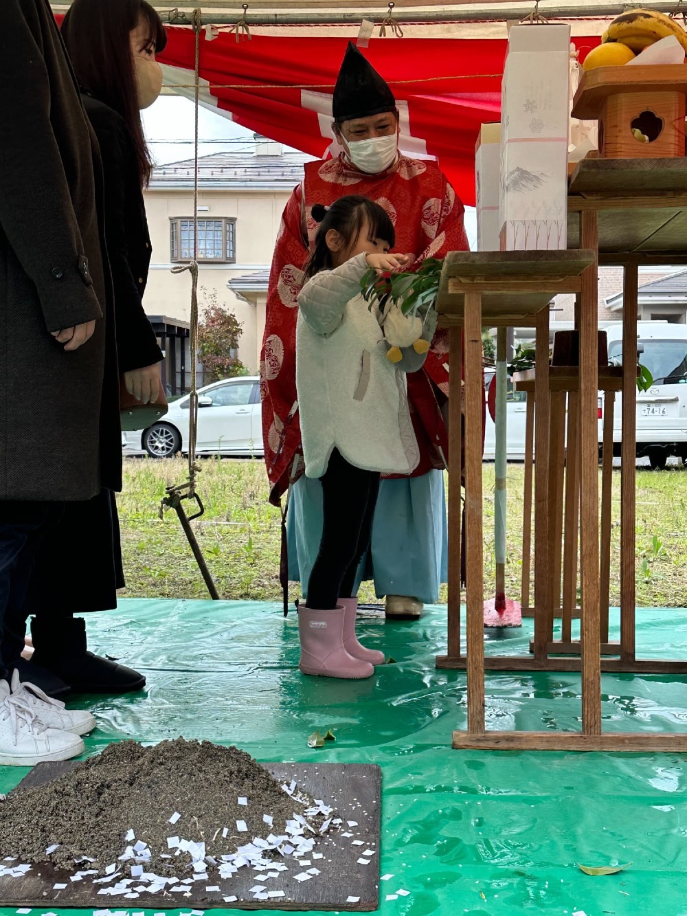 地鎮祭玉串奉奠